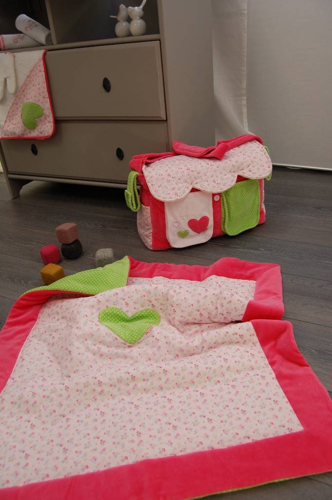 Absorba Couverture rose liberty Livraison